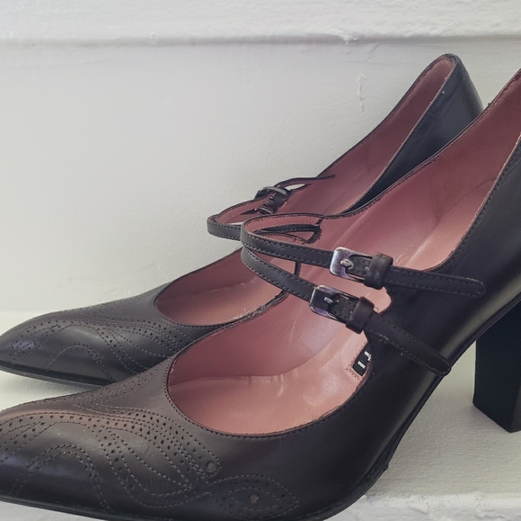Fratelli Rossetti Shoes - FRATELLI ROSSETI CHOCOLATE BROWN DOUBLE STRAP MARY